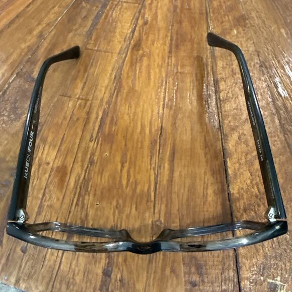 RueDuFour Jacques 410 Gray Black Smoke 54-18-145 Cateye Eyeglasses Frames main image 4